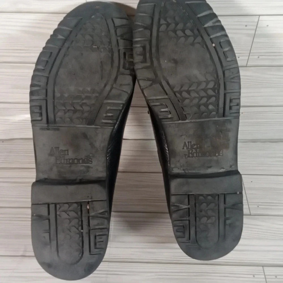 Allen Edmond men's 11 loafer Nashua black n brown tassel kitties slip on - Picture 7 of 8